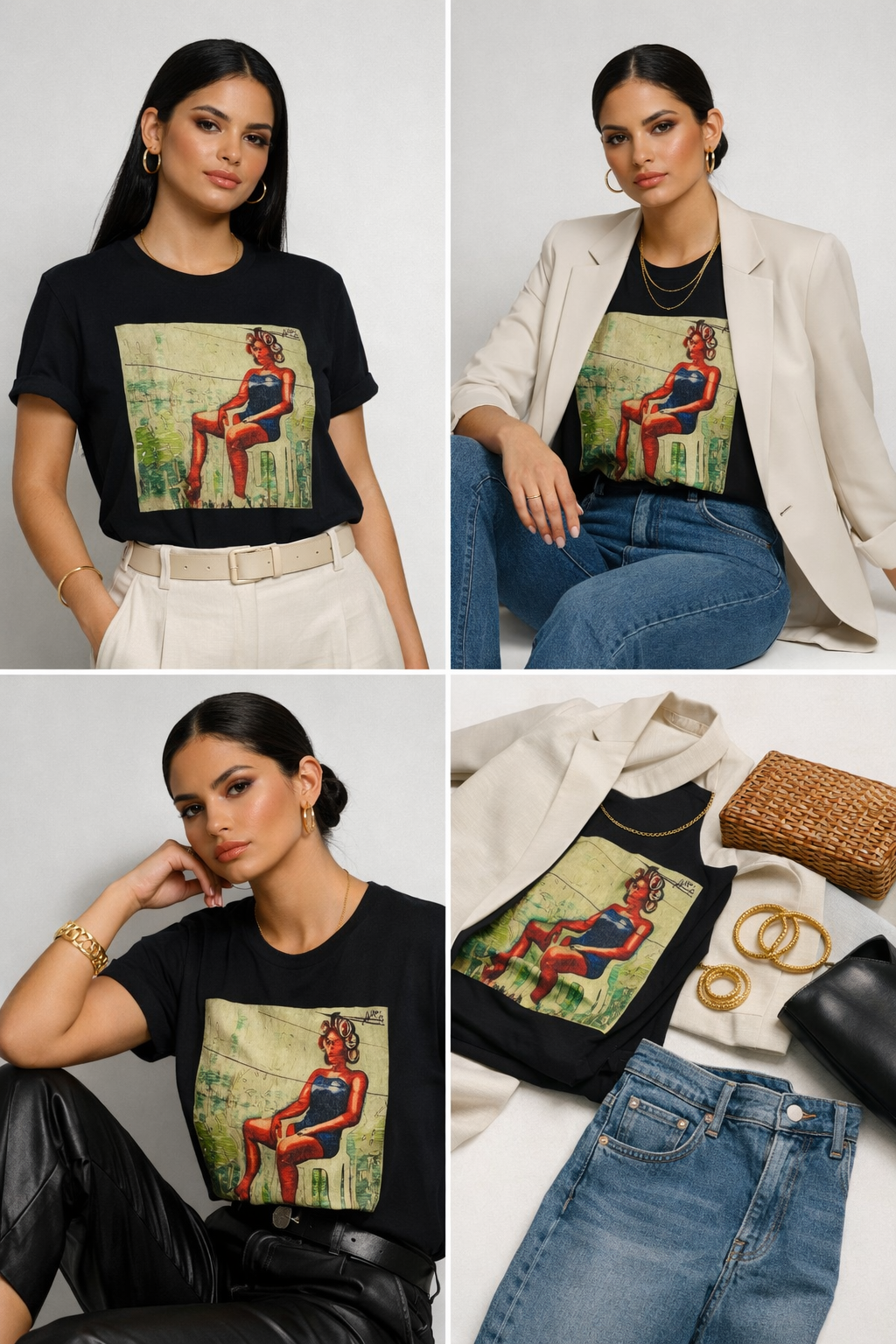 How to Style the Roller Set Ladies Tee: 3 Looks, One Statement Piece